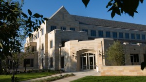 McNeely Hall, built in 2006, is one of many St. Thomas buildings that features brick from Mankato Kasota Stone Inc. The business is closing its doors after 128 years. (Photo courtesy of St. Thomas)