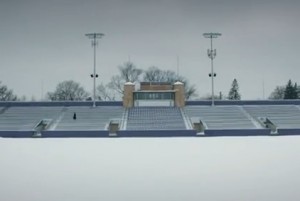 Although the campus looks fairly empty in the commercial, the scenes were actually filmed on Thursday, Feb. 7 and planned around the general student schedule.